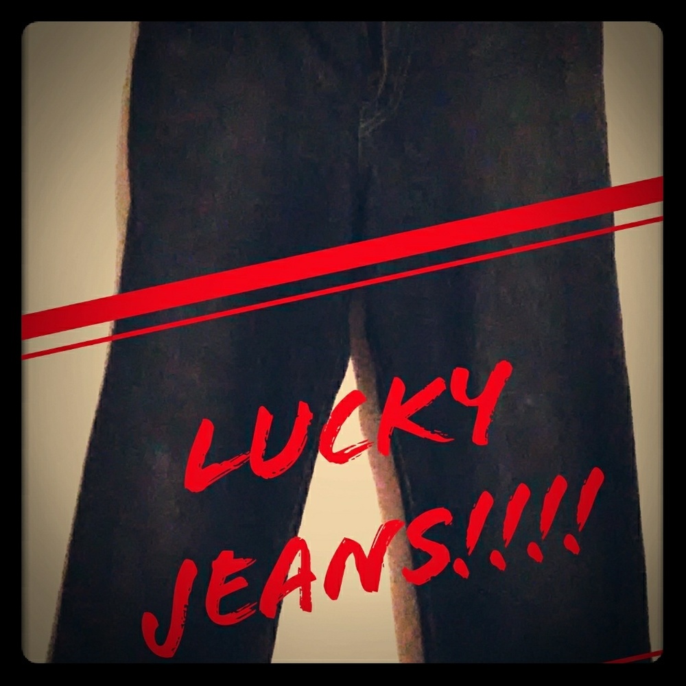 Size 28 cropped Lucky Jeans. These are so cute and